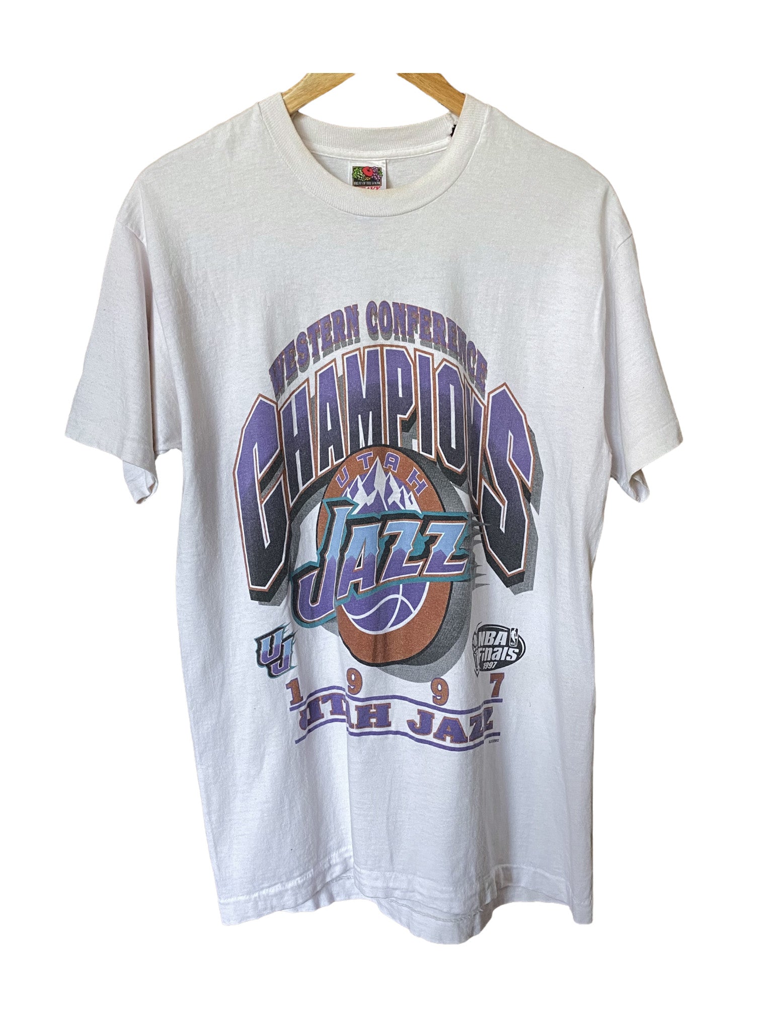 1997 Utah Jazz Western Conference Champions Tee - M/L – A