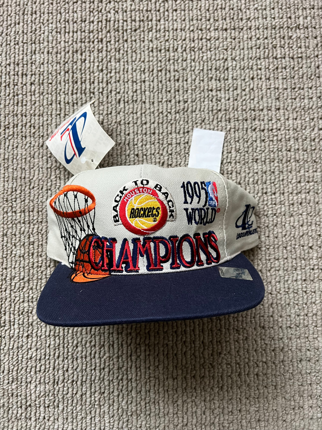 1995 HOUSTON ROCKETS CHAMPIONS SNAPBACK - OSFA