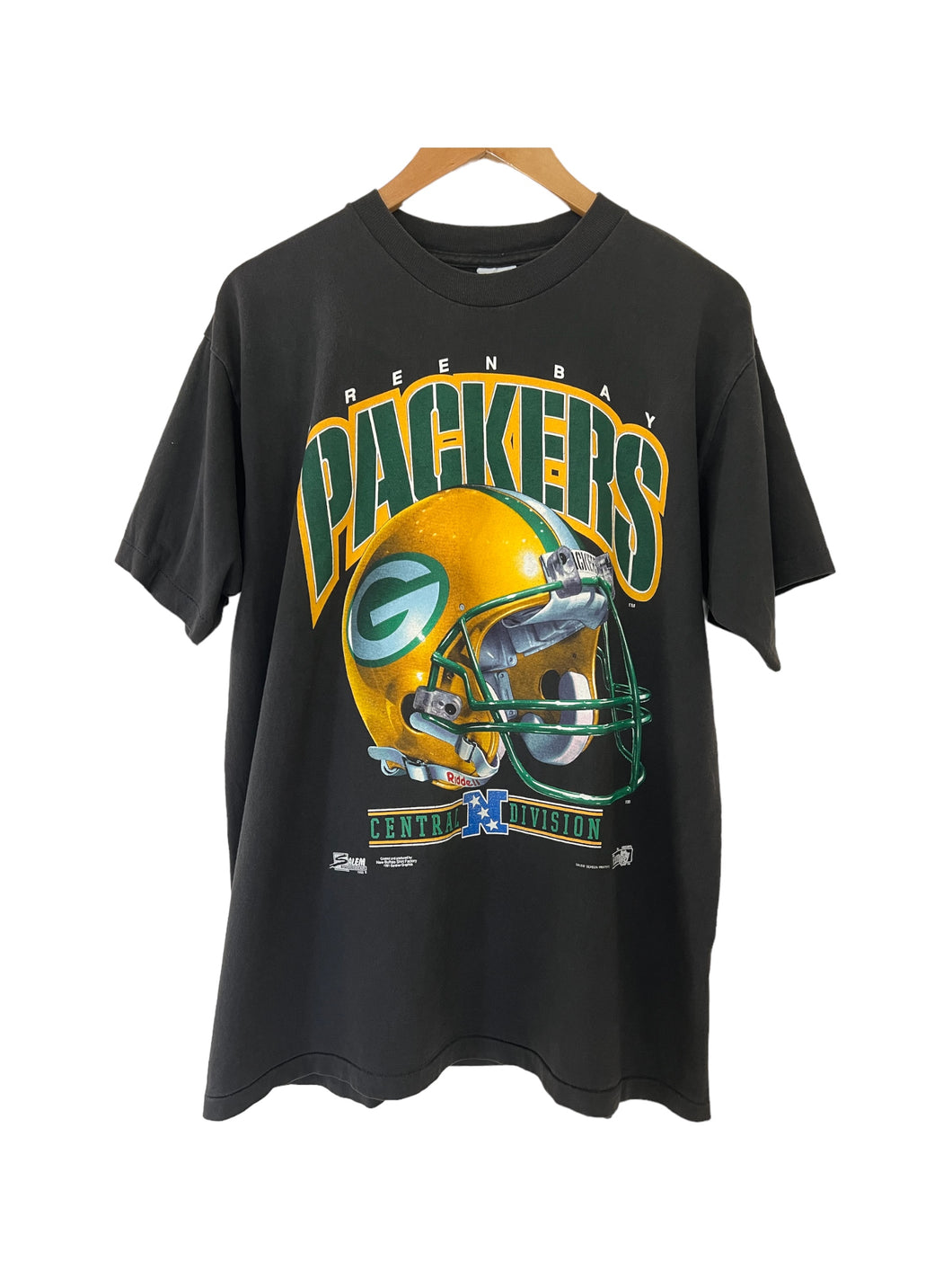 1992 GREENBAY PACKERS HELMET TEE - L/XL