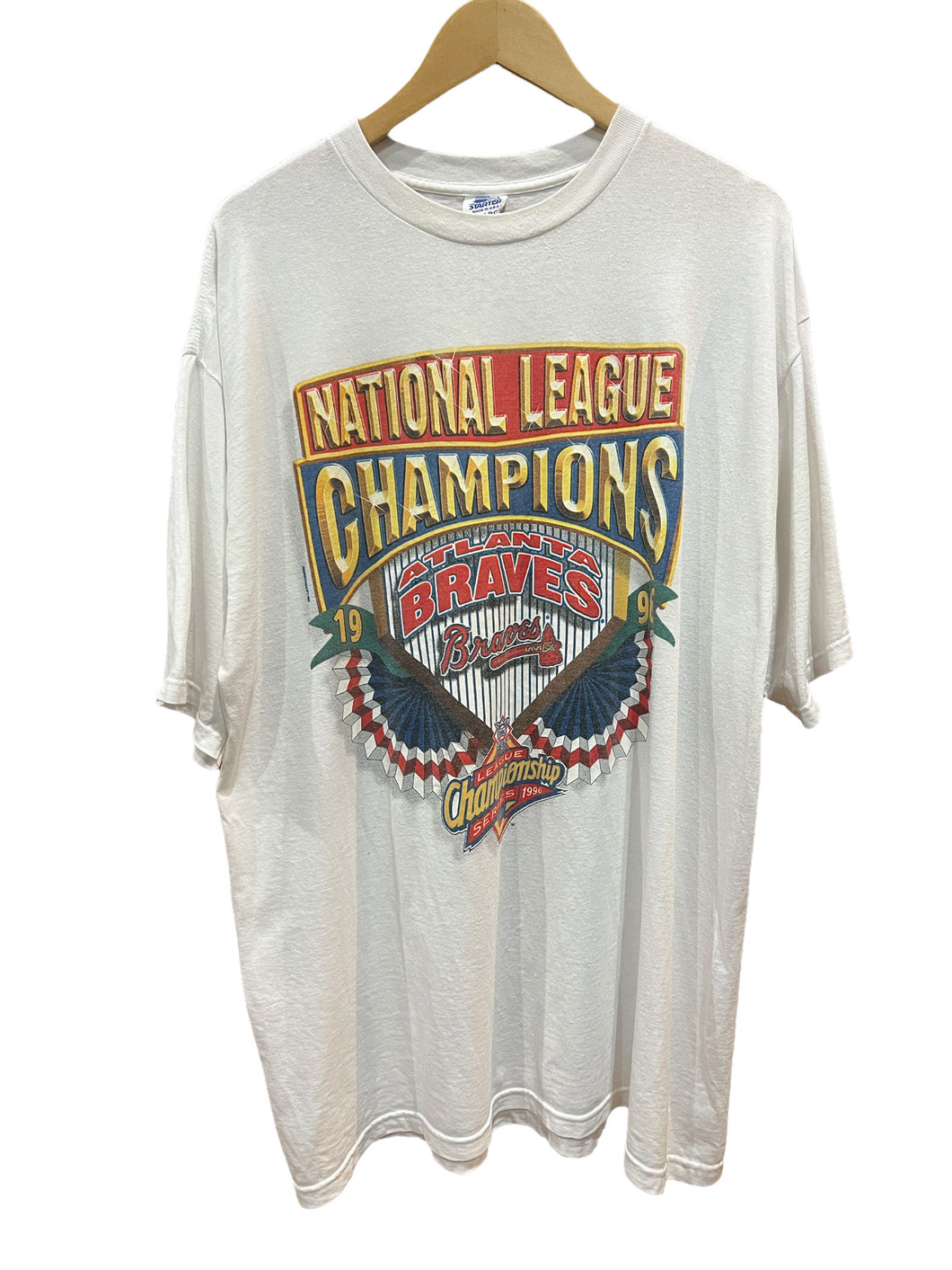 1996 Atlanta Braves National League Champions Tee - Oversized XL